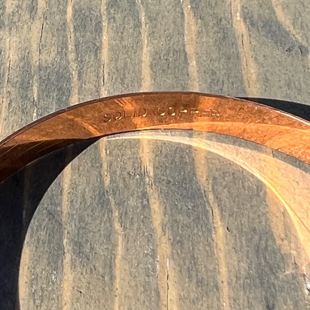 Solid Copper Bracelet - image 5